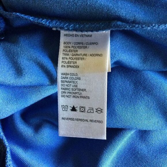 Izod Blue And White Striped Golf‎ Skort With Pockets Size L NWOT - Picture 5 of 8